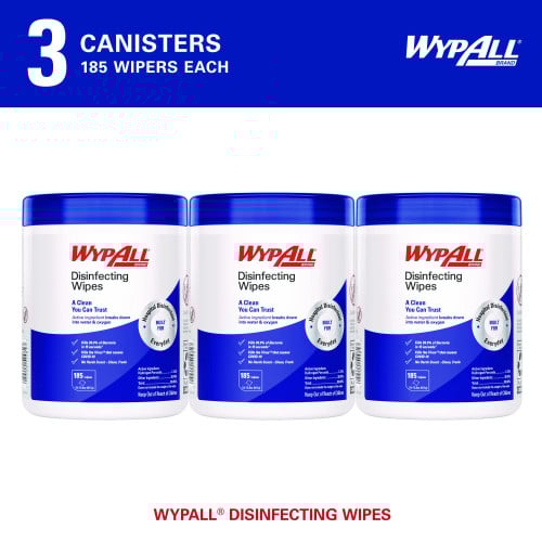 WypAll Disinfecting Wipes 3-Pack (54481)
