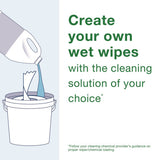 Tork Chem-Ready Wiping Rolls, 1-Ply, 12 x 5.25, White, 180 Sheets, 6 Rolls/Carton (192840)