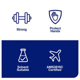 Tork Industrial Heavy-Duty Cleaning Cloth, 1-Ply, 13.97 x, 4.25, Unscented, White, 60 Cloths, 4/Carton (570481)