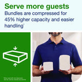 Tork® Xpress Compressed Multifold Hand Towels, 1-Ply, White, 2400 Towels (420590)