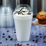 Dart Dome-Top Sundae/Cold Cup Lids, Fits 12 oz to 24 oz Cups, Clear, 1,000/Carton (16LCDHX)