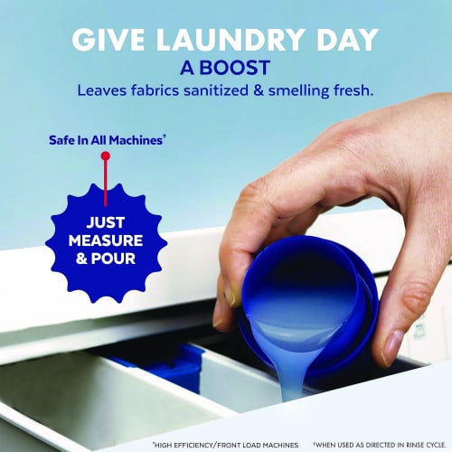 LYSOL Brand Laundry Sanitizer, Crisp Linen Scent, 21 oz Bottle, 6/Carton (56374CT)