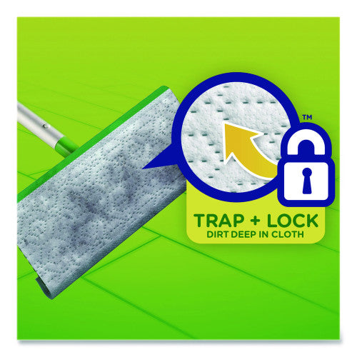 Swiffer Sweeper TRAP + LOCK Wet Mop Cloth, 8 x 10, White, Lavender Scent, 24/Pack (15846)