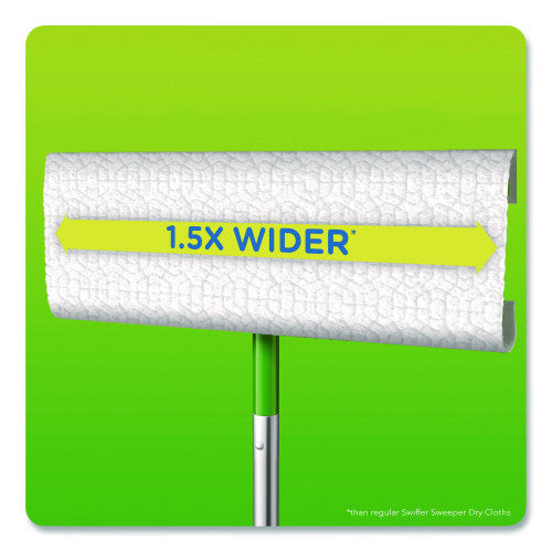 Swiffer Sweeper XL Dry Refill Cloths, 16.9 x 9.8, White, 16/Box (33903)