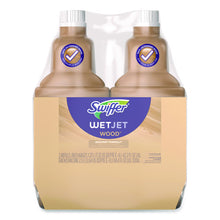 Swiffer WetJet System Wood Cleaning Solution Refill, Woodsy Scent, 42.2 oz Bottle, 2/Pack (99925)