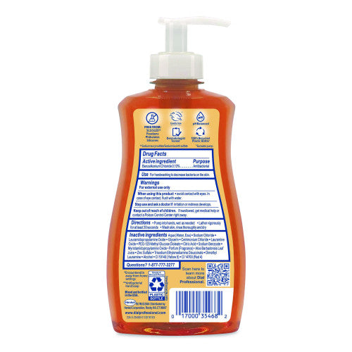 Dial Antibacterial Defense Gold Hand Soap + Aloe, Original, 11 oz Pump Bottle, 12/Carton (35470)