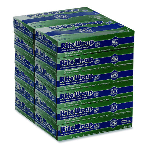 Dixie Dispens-A-Wax Waxed Deli Patty Paper, 10.75 x 7.5, 500/Box, 12 Boxes/Carton (RW86W)