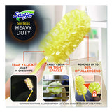 Swiffer Heavy Duty Dusters Refill, Trap + Lock Fiber, Yellow, 11/Box (99035BX)