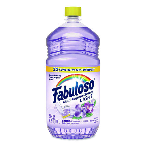 Fabuloso Multi-Use Cleaner, Light Lavender Scent, 56 oz Bottle, 6/Carton (61045945)