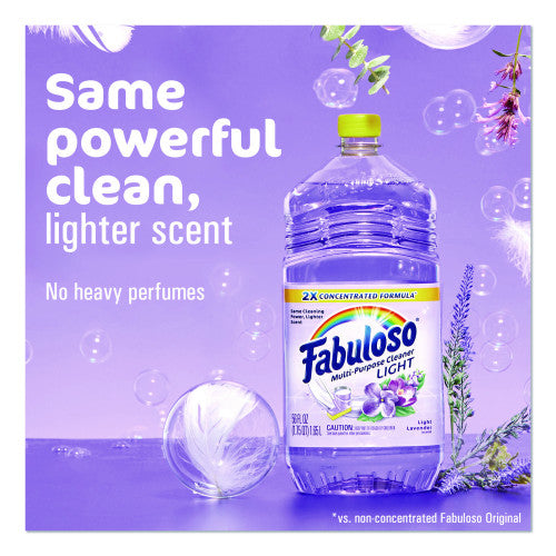 Fabuloso Multi-Use Cleaner, Light Lavender Scent, 56 oz Bottle, 6/Carton (61045945)