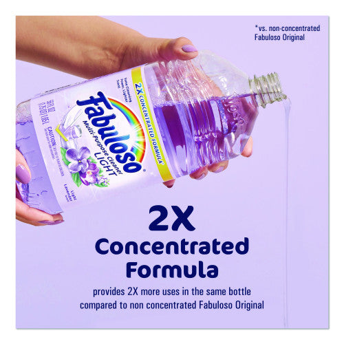 Fabuloso Multi-Use Cleaner, Light Lavender Scent, 56 oz Bottle, 6/Carton (61045945)