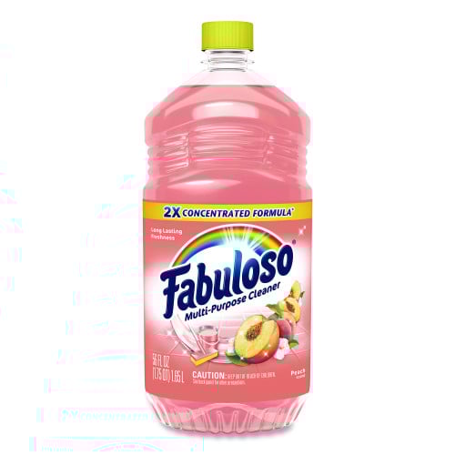 Fabuloso Multi-Use Cleaner, Peach Scent, 56 oz Bottle, 6/Carton (61046751)