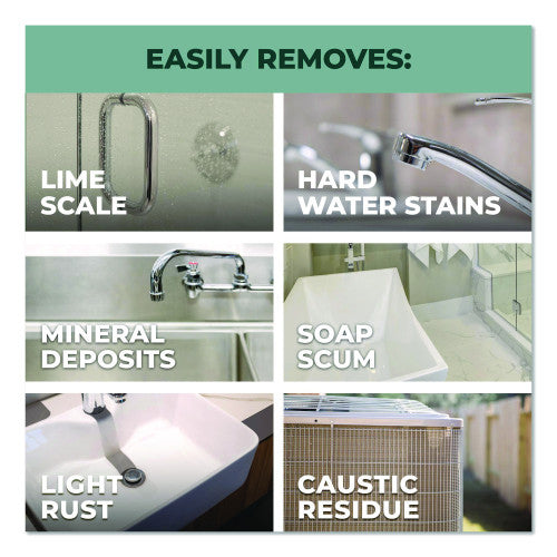 simple green Lime Calcium Surface Residue Remover, 1 gal Bottle, 6/Carton (1700128)