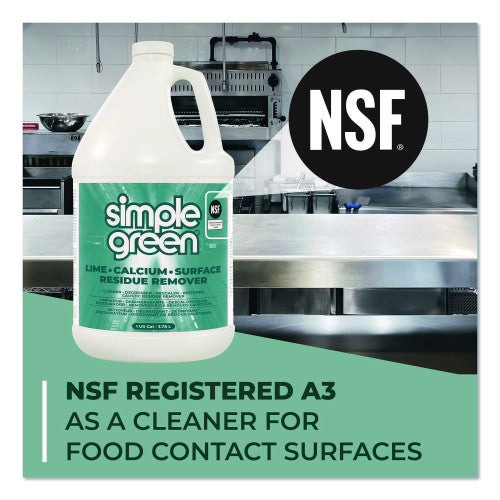simple green Lime Calcium Surface Residue Remover, 1 gal Bottle, 6/Carton (1700128)
