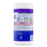 LYSOL Brand Disinfecting Wipes, 1-Ply, 7 x 7.25, Lavender and Cotton Blossom, White, 80 Wipes/Canister, 6 Canisters/Carton (56264CT)