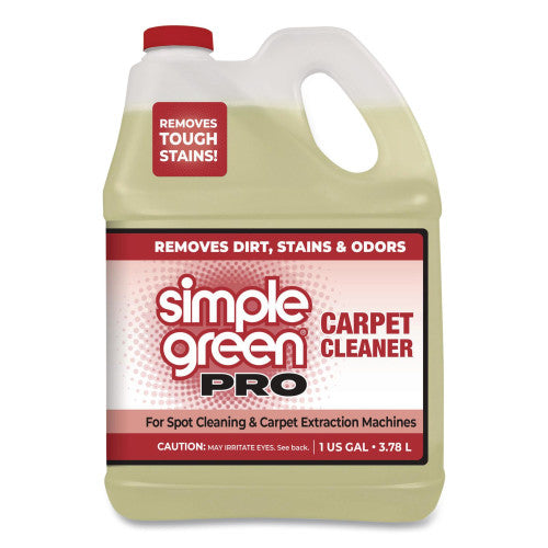 simple green Pro Carpet Cleaner, Unscented, 1 gal Bottle, 4/Carton (0506128)