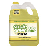 simple green Pro Dish Soap, Sparkling Citrus Scent, 1 gal Bottle, 4/Carton (4101128)