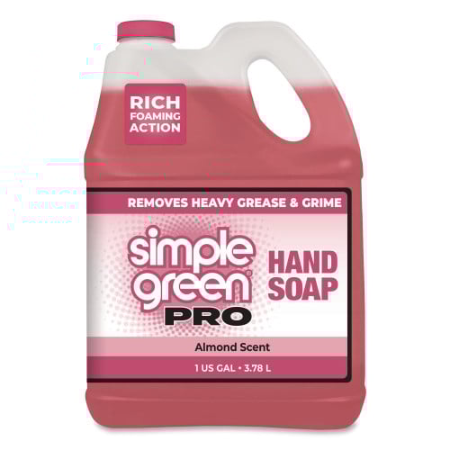 simple green Pro Hand Soap, Almond Scent, 1 gal Bottle, 4/Carton (4102128)