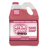 simple green Pro Hand Soap, Almond Scent, 1 gal Bottle, 4/Carton (4102128)