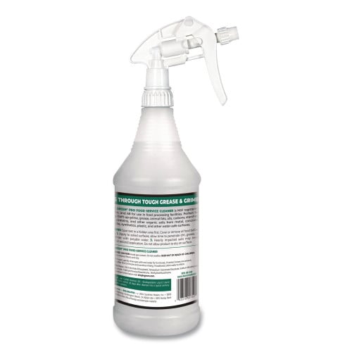 simple green Pro Food Service Cleaner Ready-To-Use, 32 oz Spray Bottle, 12/Carton (0601032)