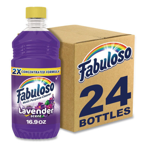 Fabuloso Multi-Use Cleaner, Lavender Scent, 16.9 oz Bottle, 24/Carton (53105)