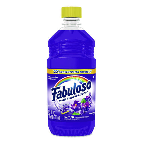 Fabuloso Multi-Use Cleaner, Lavender Scent, 16.9 oz Bottle, 24/Carton (53105)