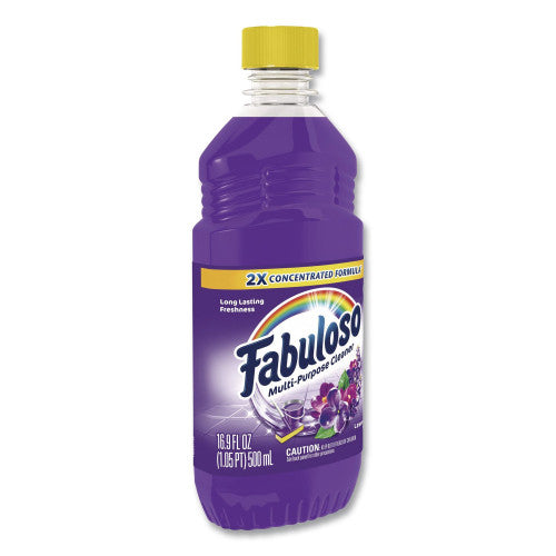 Fabuloso Multi-Use Cleaner, Lavender Scent, 16.9 oz Bottle, 24/Carton (53105)