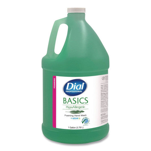 Dial Basics Hypoallergenic Foaming Hand Soap Refill, Unscented, 1 gal Refill Bottle (1700035438)