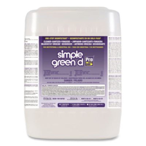 simple green d Pro 5 Disinfectant, Unscented, 5 gal Pail (3430505)