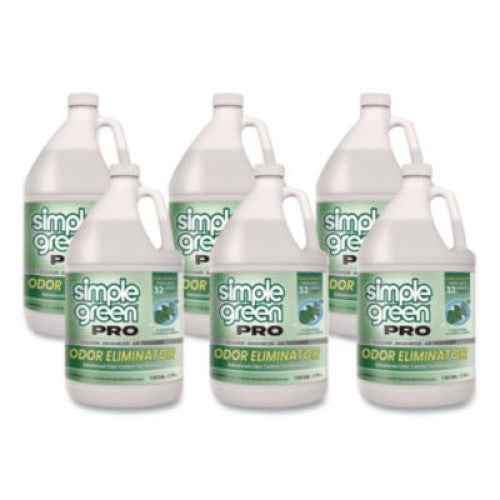 simple green Pro Odor Eliminator, Eucalyptus Scent, 1 gal Bottle, 6/Carton (4251128)