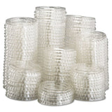 Dart Portion/Souffle Cup Lids, Fits 0.5 oz to 1 oz Cups, PET, Clear, 125 Pack, 20 Packs/Carton (PL100N)