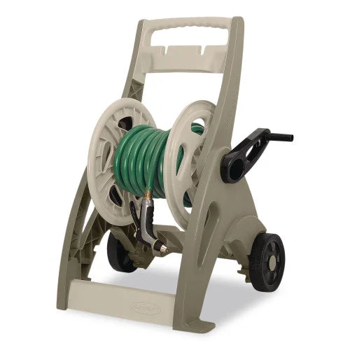 Suncast Hosemobile Hose Reel Cart, 175 ft, 24.5 x 20.5 x 32.25, Dark Taupe