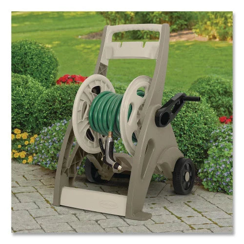Suncast Hosemobile Hose Reel Cart, 175 ft, 24.5 x 20.5 x 32.25, Dark Taupe