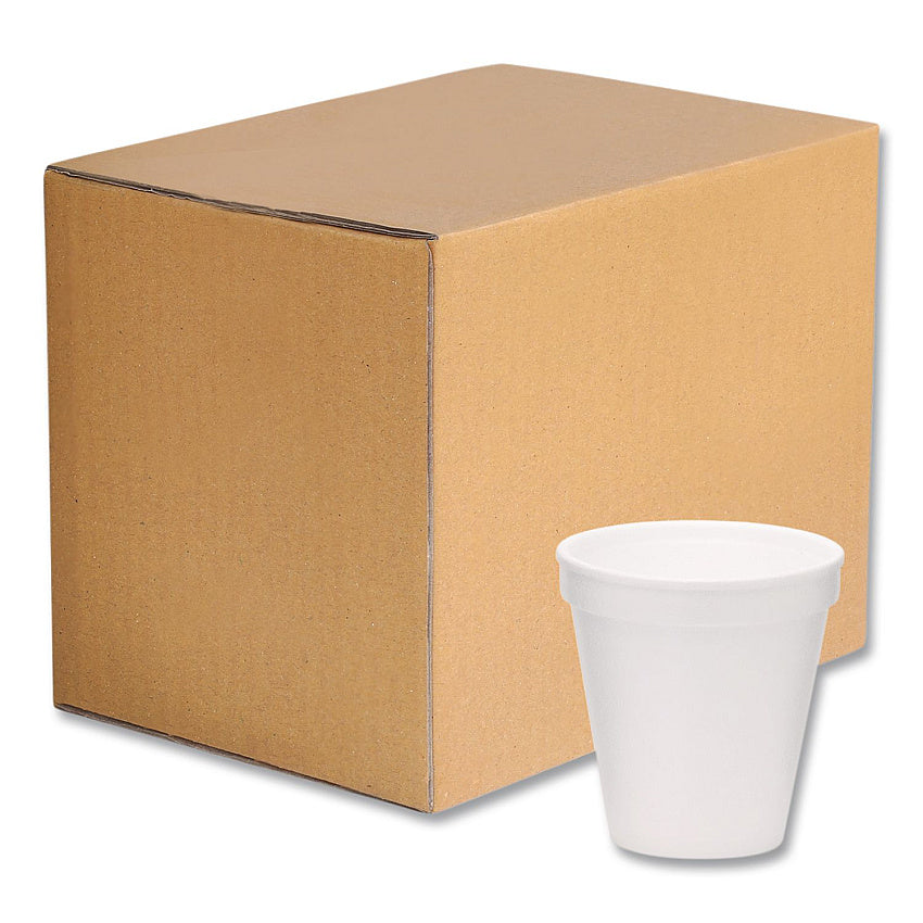 WinCup Foam Drink Cups, 12 oz, White, 1,000/Carton (221971)