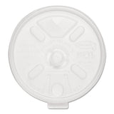 Dart Lift n' Lock Plastic Hot Cup Lids, With Straw Slot, Fits 10 oz to 14 oz Cups, Translucent, 100/Sleeve, 10 Sleeves/Carton (12FTLS)