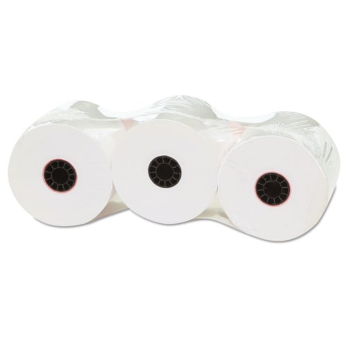 Universal Impact and Inkjet Print Bond Paper Rolls, 0.5" Core, 2.25" x 150 ft, White, 3/Pack (UNV35720)
