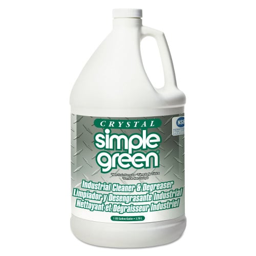 simple green Crystal Industrial Cleaner/Degreaser, 1 gal Bottle, 6/Carton (19128)