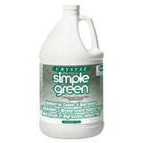 simple green Crystal Industrial Cleaner/Degreaser, 1 gal Bottle, 6/Carton (19128)