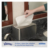 Kleenex Hand Towels, POP-UP Box, Cloth, 1-Ply, 9 x 10.5, Unscented, White, 120/Box, 18 Boxes/Carton (01701CT)