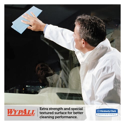 WypAll L10 Windshield Towels, Blue (05120)