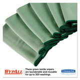 WypAll Microfiber Cloths, Reusable, 15.75 x 15.75, Green, 24/Carton For Nonporous Surface - 15.75" Length x 15.75" Width - Recommended For: Odor Remover, Stain Remover, Bacteria Remover - Anti-bacterial, Durable, Absorbent, Environmentally Frien (83630CT)