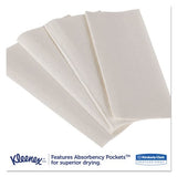 Kleenex Premiere Folded Towels, 1-Ply, 7.8 x 12.4, White, 120/Pack, 25 Packs/Carton (13253)
