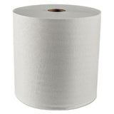 Kleenex Hard Roll Paper Towels with Premium Absorbency Pockets, 1-Ply, 8" x 425 ft, 1.5" Core, White, 12 Rolls/Carton (01080)