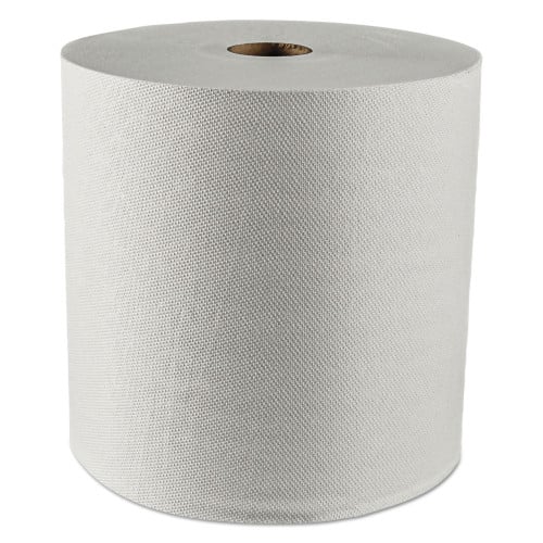 Kleenex Hard Roll Paper Towels with Premium Absorbency Pockets, 1-Ply, 8" x 425 ft, 1.5" Core, White, 12 Rolls/Carton (01080)