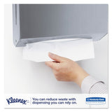 Kleenex Premiere Folded Towels, 1-Ply, 7.8 x 12.4, White, 120/Pack, 25 Packs/Carton (13253)