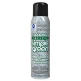 simple green Foaming Crystal Industrial Cleaner and Degreaser, 20 oz Aerosol Spray, 12/Carton (19010)