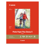 Canon Photo Paper Plus Glossy II, 10.6 mil, 8.5 x 11, Glossy White, 20/Pack (1432C003)