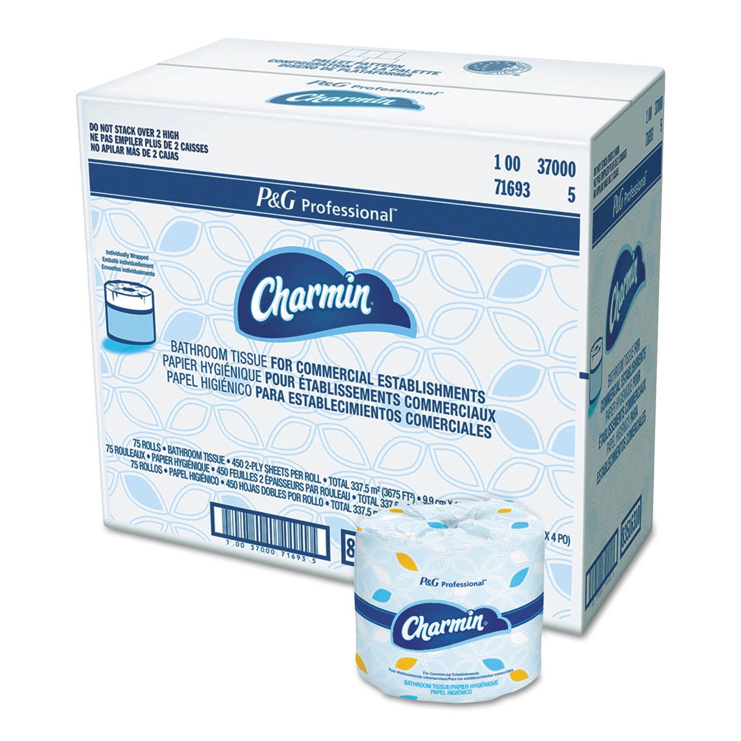 Charmin® Commercial Toilet Paper, 2-Ply, 450 Sheets, 75 Rolls (71693)