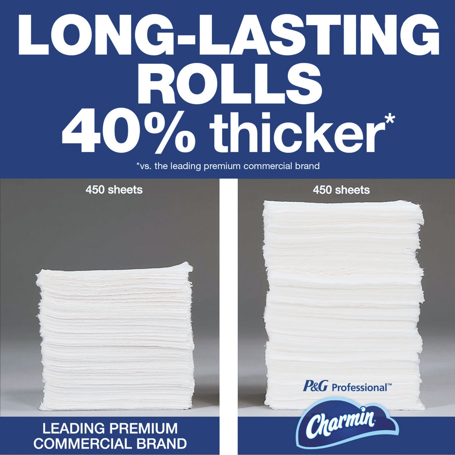 Charmin® Commercial Toilet Paper, 2-Ply, 450 Sheets, 75 Rolls (71693)