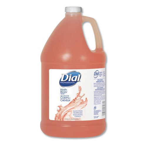 Dial Hair + Body Wash, Neutral Scent, 1 gal, 4/Carton (03986)